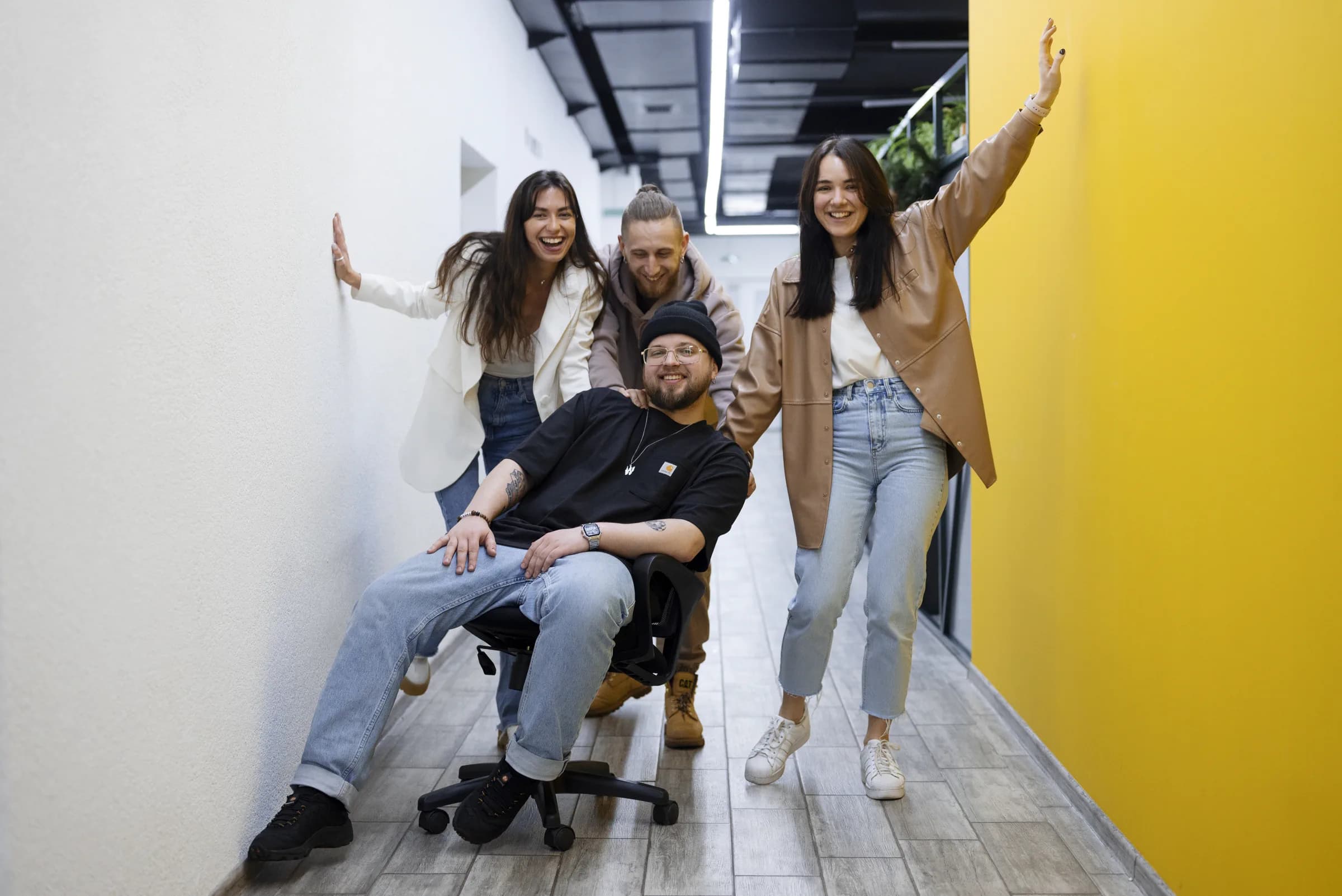 Sesión de colaboración, fotografía ilustrativa